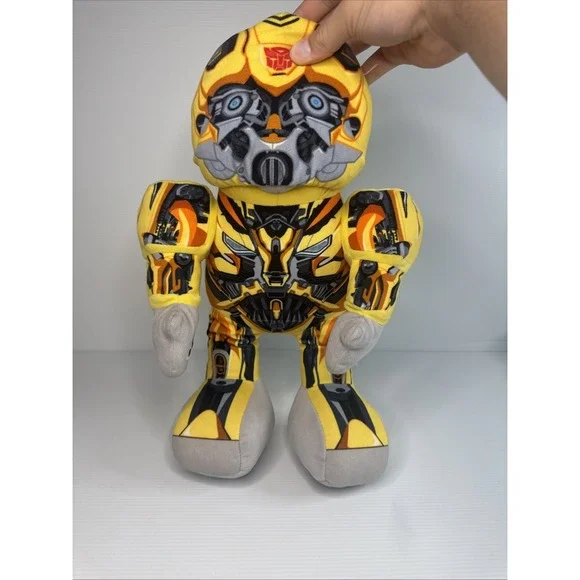 Build A Bear Bumblebee Jointed Transformer 16" Plushie - Picture 3 of 6